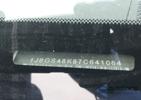 2007 Jeep Grand Cherokee Laredo из США, поврежденный, VIN 1J8GS48K87C641064